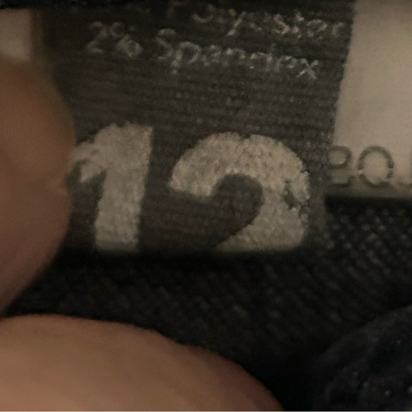 Wide leg denim utility pants Size 12 - Picture 3 of 6